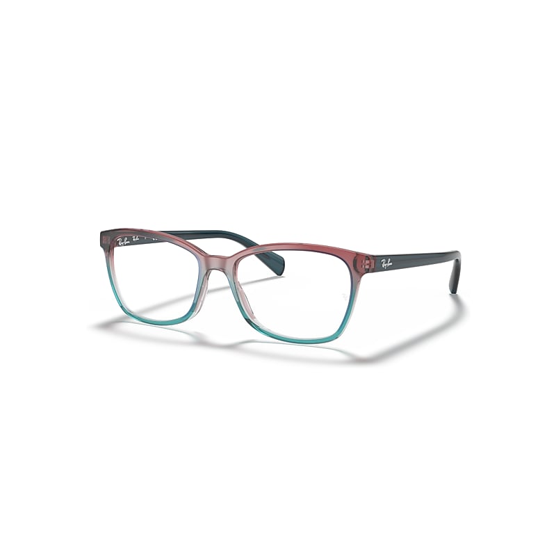 Burgundy White & Blue butterfly Acetate eyeglasses Online - Full Rim - RB5362