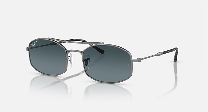 Ray-Ban サングラス レイバン RB3719 ポラライズド（偏光） サングラス ガンメタル と Dark Blue