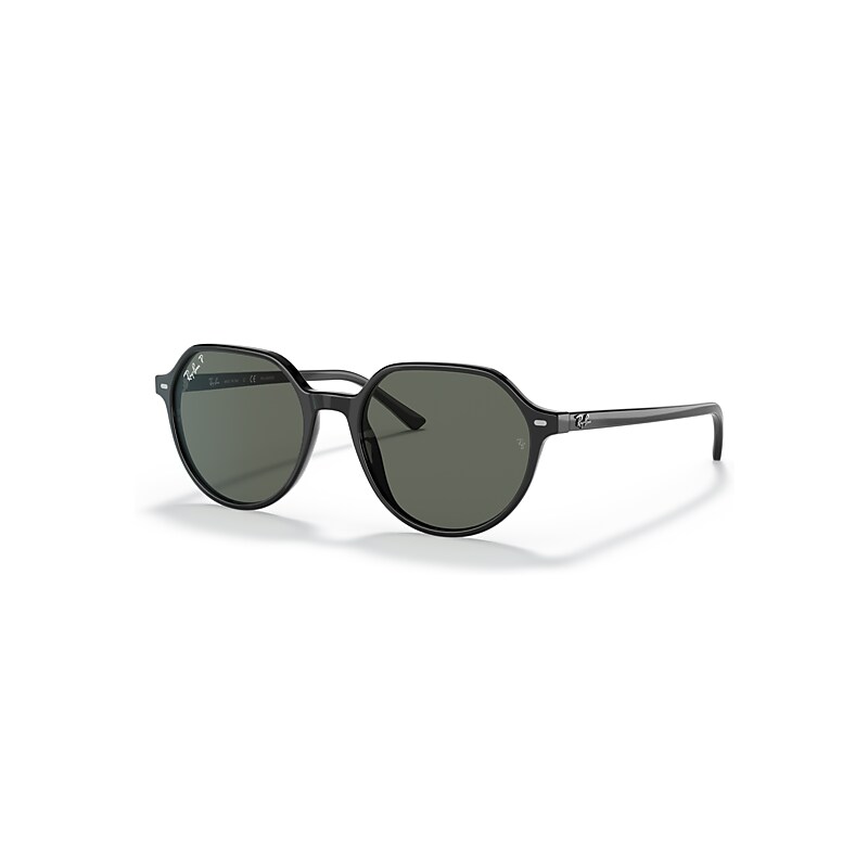 Ray-Ban Sunglasses  Thalia - Black Frame Green Lenses Polarized 53-18, RB2195