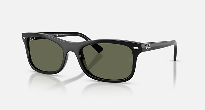 BLAZE WAYFARER Sunglasses in Black and Green (0-141) - RB4440N