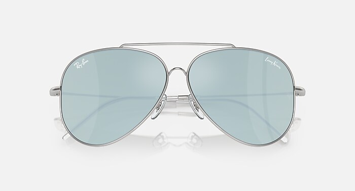 LENNY KRAVITZ X AVIATOR REVERSE Sunglasses in Silver and Silver