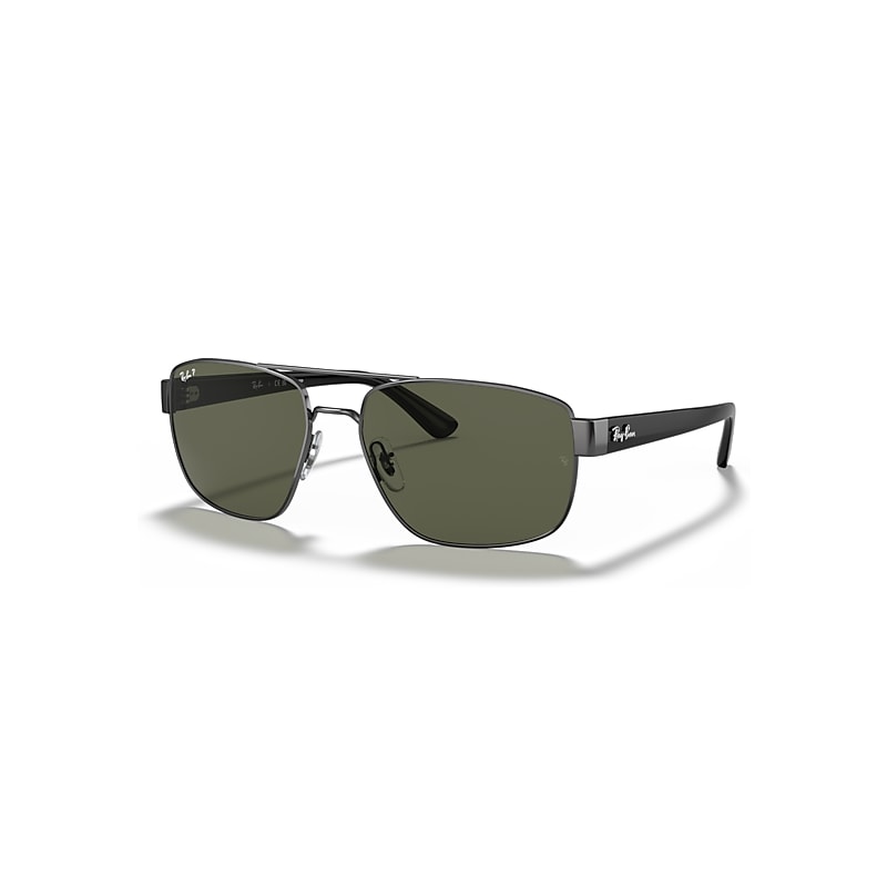 Ray - Ban Men's Grey Rb3663 004/58 Man Sunglasses Metal G15 Geometric Polarized - Image 10