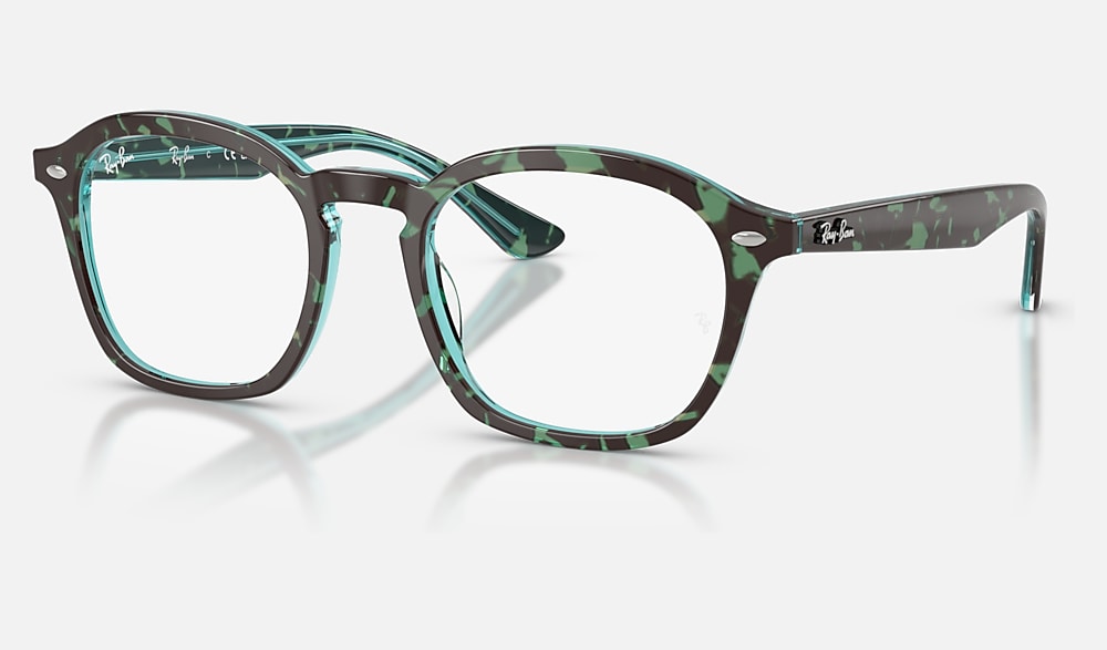 RB5451 OPTICS メガネ Havana & Blue と クリア (50-20) - RB5451F
