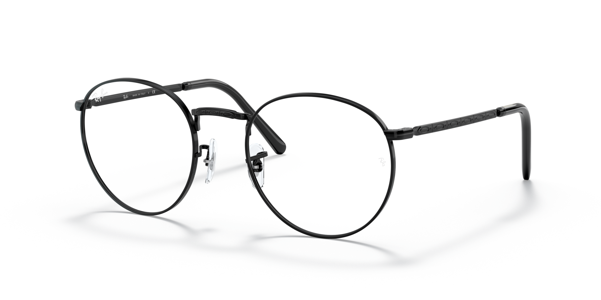 Ray-Ban New Round Optics - Monture Noir Verres Incolore 50-21 polariss 138 €
