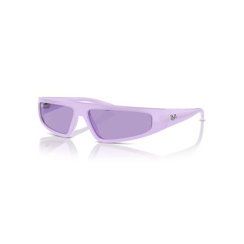 Ray-Ban Izaz Bio-based Lunettes De Soleil - Monture Lilas Verres Violet 59-13