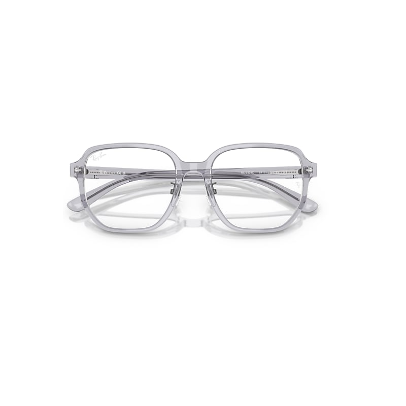 Ray-Ban Rb5424d Optics Optical Transparent Grey Frame Clear Lenses Polarized 54-19