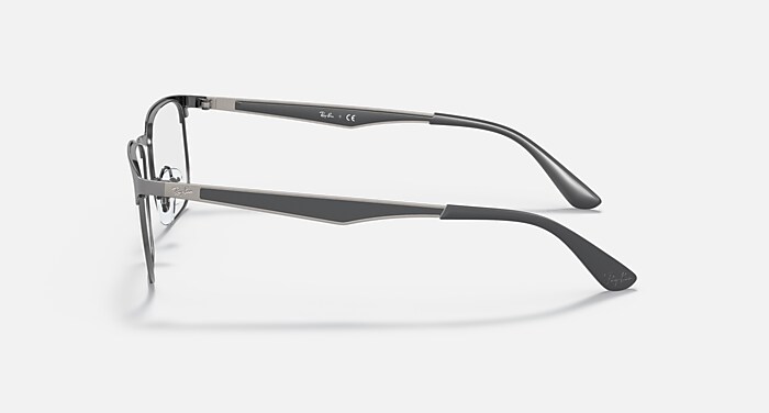 RB6363 OPTICS Eyeglasses with Gunmetal and Clear (54-18) - RB6363