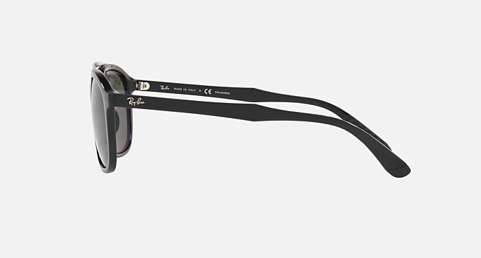 RB4290F Sunglasses in Black and G-15 Green Polarized - RB4290F