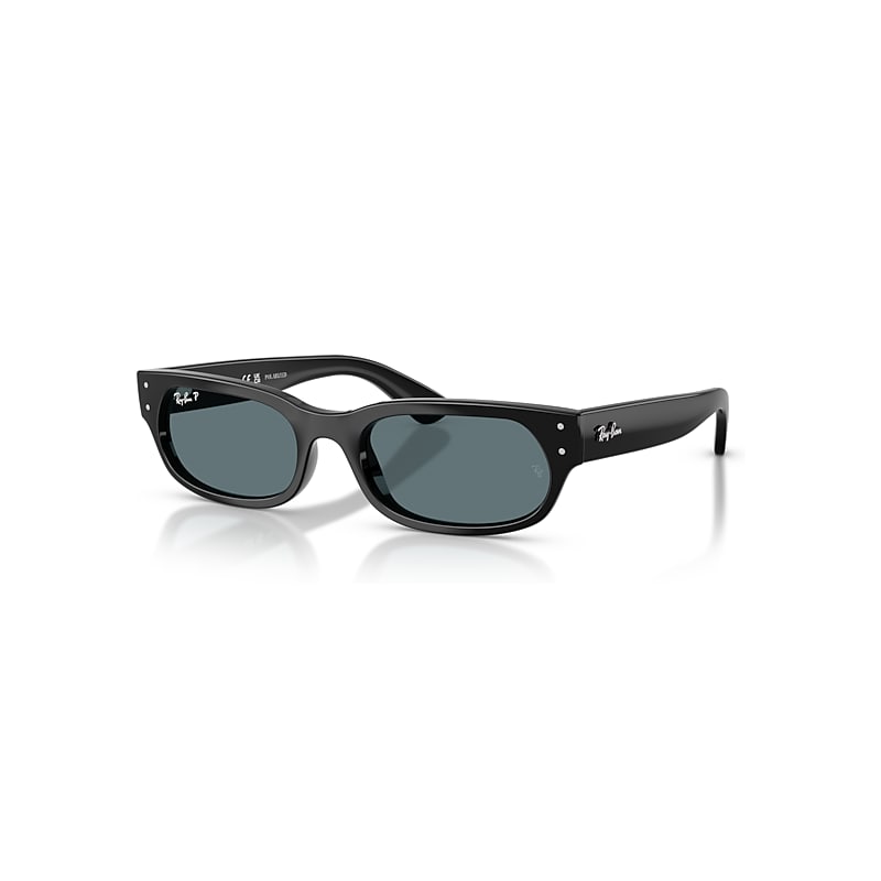 Ray - Ban Unisex Black/Grey Rb2236 901/48 Sunglasses Acetate Geometric Polarized - Image 3