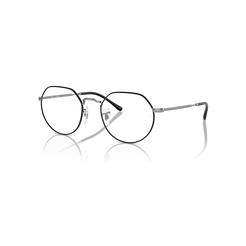 Ray-Ban Eyeglasses  Jack Optics - Gunmetal Frame Clear Lenses Polarized 49-20, RX6465