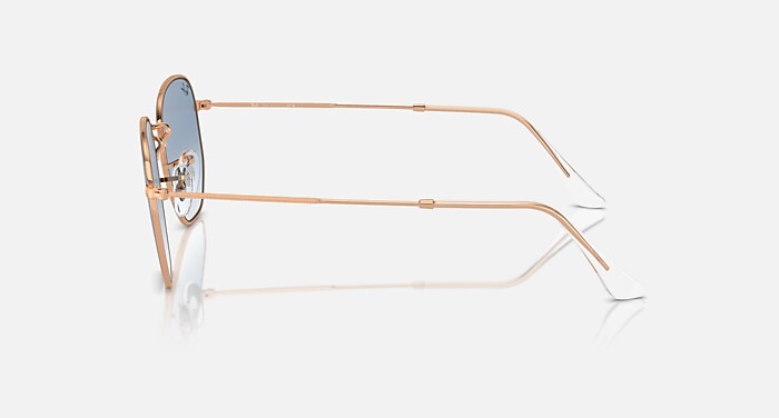 Ray-Ban サングラス ローズゴールド ブラウン レイバン公式ストア】 Ray-Ban® HEXAGONAL サングラス | ローズ