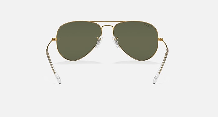 AVIATOR CLASSIC Sunglasses in Arista Gold and G-15 Green Polarized