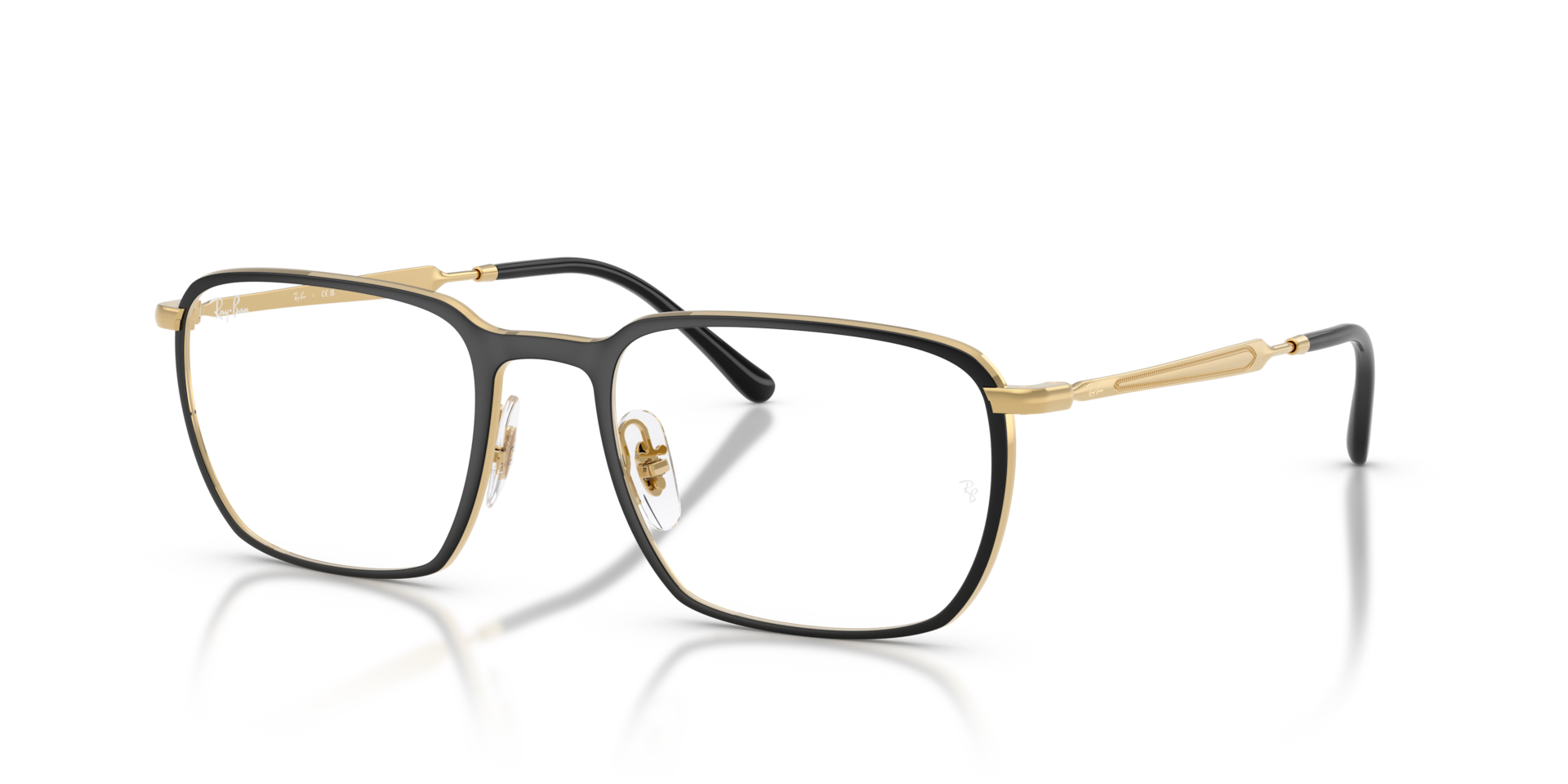 RB6549 OPTICS Eyeglasses with Blue & Arista Gold and Clear (53-20