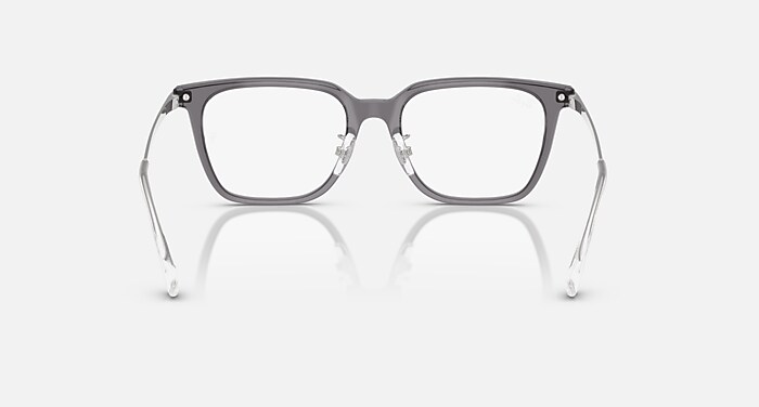 【T】Ray-Ban レイバン　RB5442D　サングラス　メガネ　ケース付 RB5442D OPTICS Eyeglasses with Transparent Grey and Clear (52-18