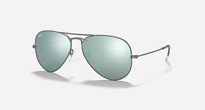 AVIATOR FLASH LENSES サングラス ゴールド と グリーンフラッシュ (55