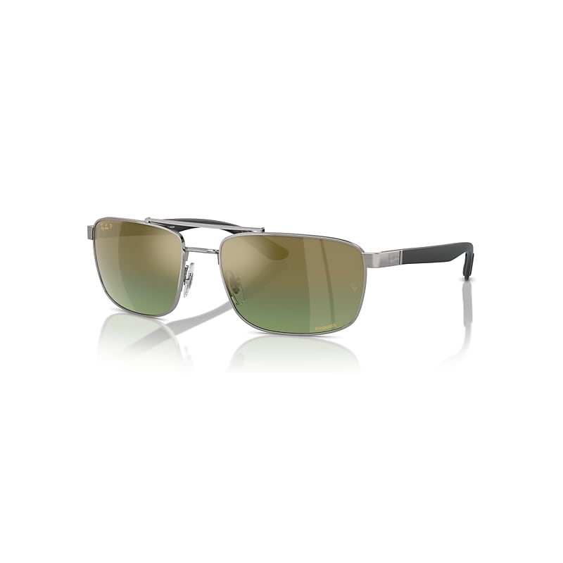 Ray-Ban Sunglasses Rb3737 Polarized+ Lenses - Black Frame Green Lenses Polarized 60-18, RB3737CH - Image 1