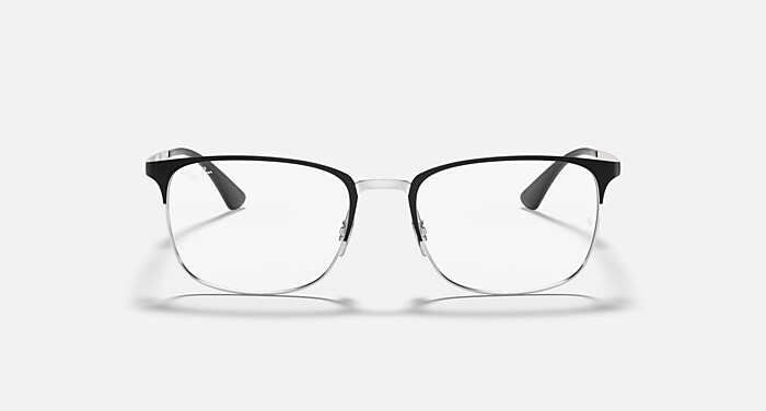 RB6421 OPTICS Eyeglasses with Black On Silver Frame - RB6421  display picture 1