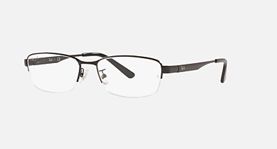 RB6453 OPTICS メガネ ブルー と クリア (55-17) - RB6453D