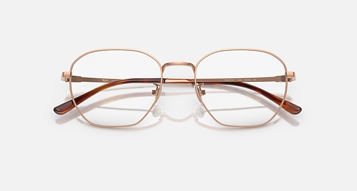 RB8777D TITANIUM OPTICS メガネ カッパー と クリア (53-19
