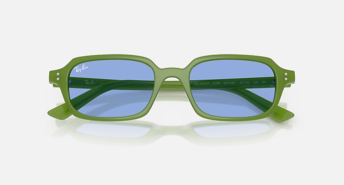 ZURI BIO-BASED Sunglasses in Cloudy Jungle Green and Blue