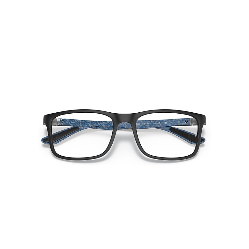 RB8908 OPTICS Polarized Eyeglasses with Black and Clear (55-18