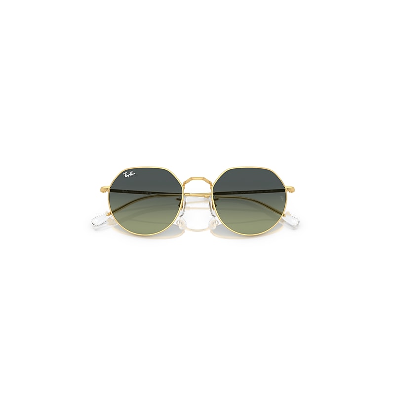 Ray-Ban Jack Sunglasses Arista Gold Frame Green Lenses 51-20