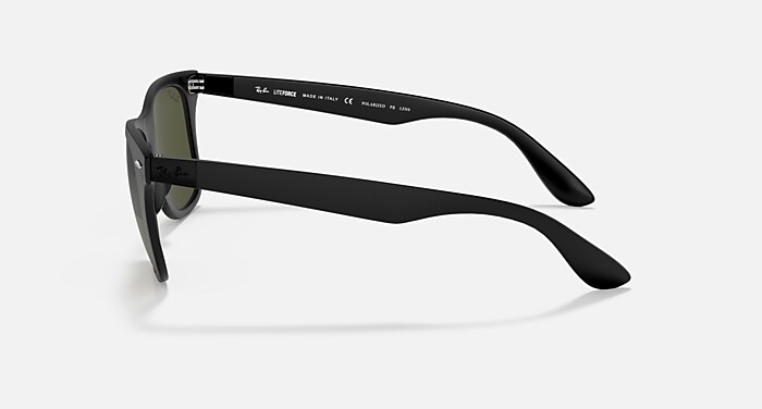 WAYFARER LITEFORCE Sunglasses in Black and G-15 Green  display picture 1
