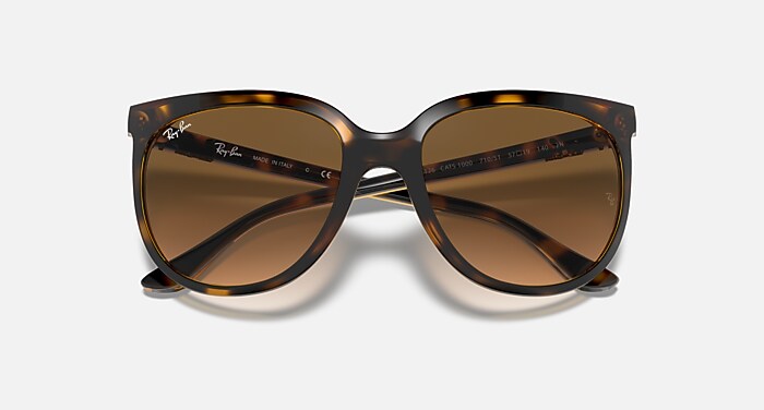 CATS 1000 Sunglasses in Light Havana and Light Brown Gradient (57