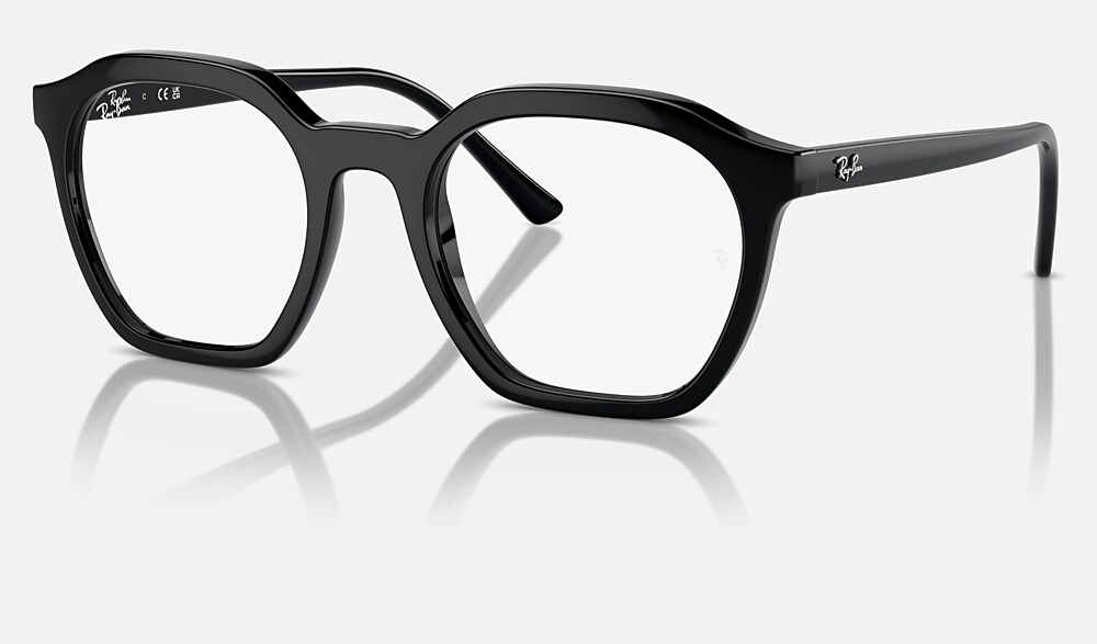 ALICE OPTICS メガネ ブラック と クリア (52-21) - RB7238F