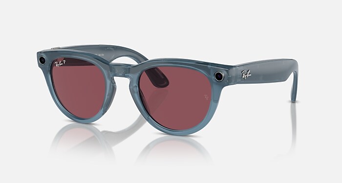 RAY-BAN META (GEN 1) HEADLINER Polarized AI Glasses in Jeans and