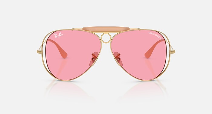 THE SHOOTER BY DOLCE&GABBANA Sunglasses in Arista Gold and Pink