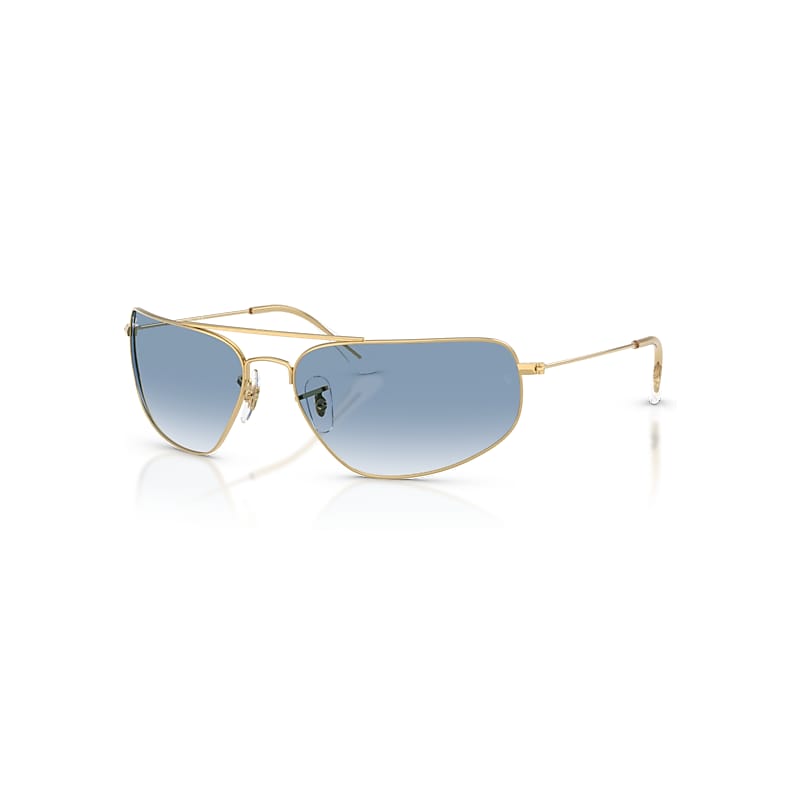 Ray-Ban  Gafas De Sol Oro Arista Montura Azul Lentes 63-16, RB3780