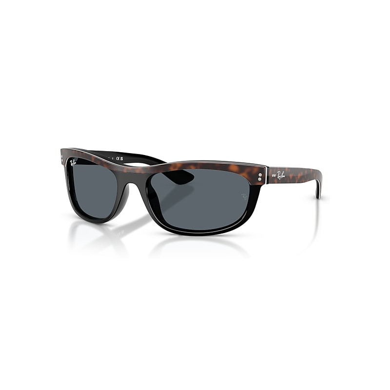 Ray-Ban Sunglasses  Balorama Street Neat - Havana On Black Frame Blue Lenses 62-19, RB2489