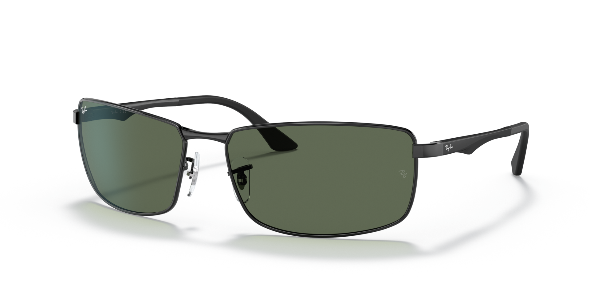 新品未使用　Ray-Ban サングラス　RB3498 RB3498 Sunglasses in Black and Green - RB3498 | Ray-Ban® US