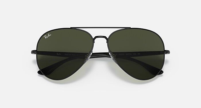 RB3675 Sunglasses in Black and G-15 Green (58-14) - RB3675 | Ray