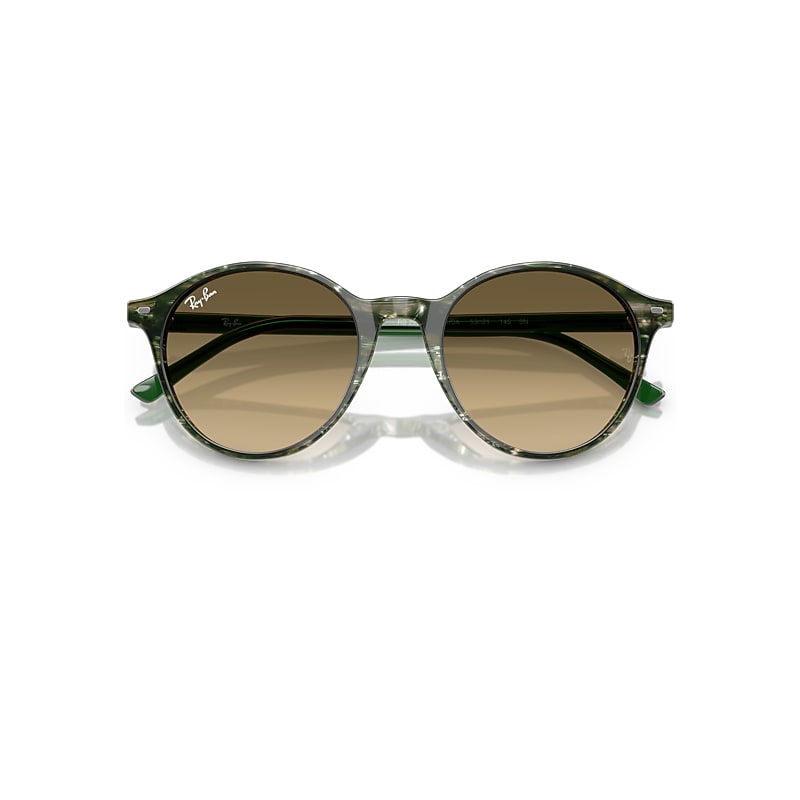 Ray-Ban Rb2230 Sunglasses Transparent Green Frame Brown Lenses 51-21