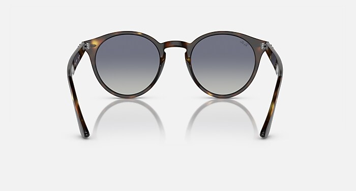 RB2180 Sunglasses in Light Havana and Light Grey/Dark Blue (49-21