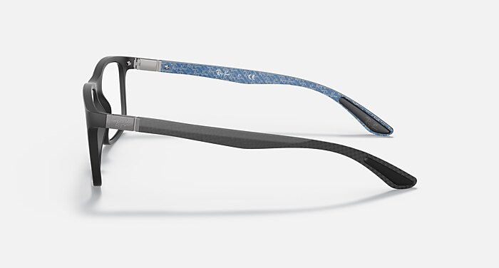 RB8908 OPTICS Polarized Eyeglasses with Black and Clear (55-18