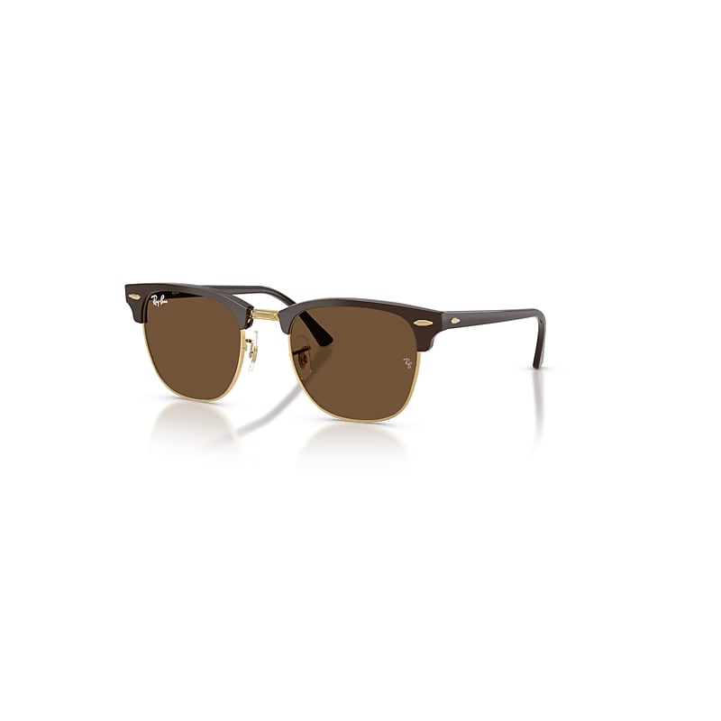 Ray-Ban Sunglasses  Clubmaster Classic - Brown Frame Brown Lenses 51-21, RB3016