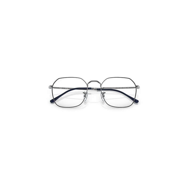 Ray-Ban Jim Optics Optical Gunmetal Frame Clear Lenses Polarized 51-20