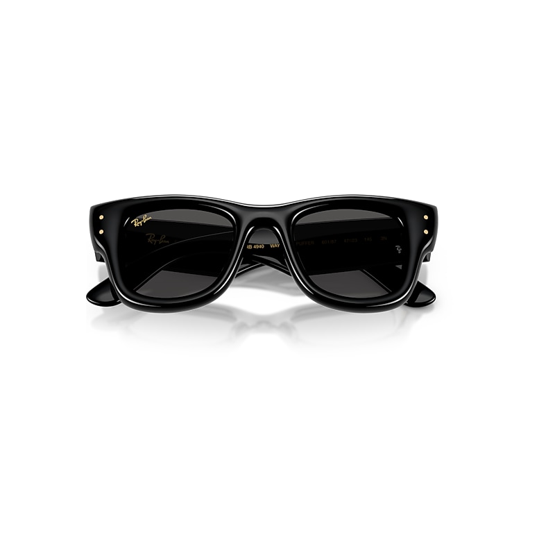 Ray-Ban サングラス WAYFARER PUFFER ブラック WAYFARER PUFFER Sunglasses in Black and Ultra Black (47-23
