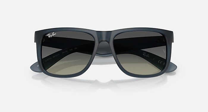 JUSTIN CLASSIC Sunglasses in Rubber Blue and Gradient Grey