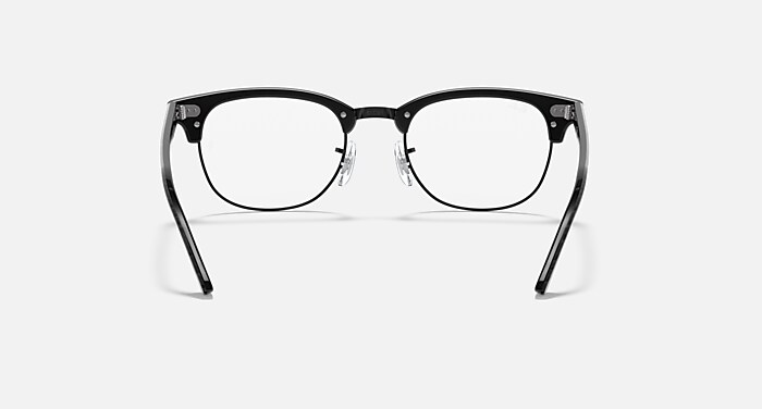 CLUBMASTER MARBLE OPTICS Eyeglasses with Black and Clear (49-21