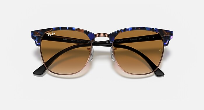 CLUBMASTER FLECK Sunglasses in Brown & Blue and Light Brown