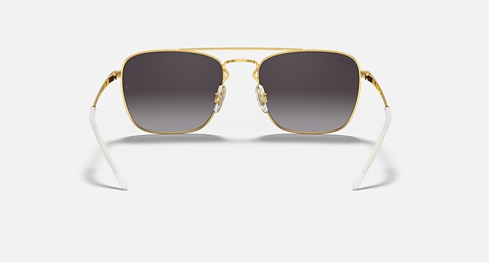 RB3588 Sunglasses in Black On Gold and Grey (55-19) - RB3588 | Ray