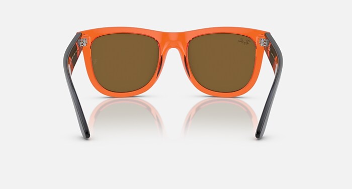 WAYFARER REVERSE Sunglasses in Transparent Orange and Copper (53
