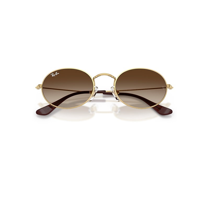 Ray-Ban Oval Kids Sunglasses Arista Frame Brown Lenses 46-19