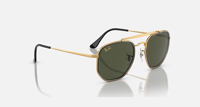 MARSHAL II Sunglasses in Gold and Green (52-23) - RB3648M | Ray
