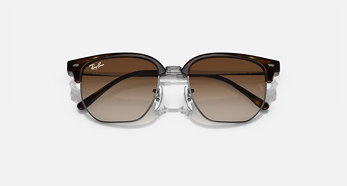 NEW CLUBMASTER KIDS Sunglasses in Havana On Gunmetal and Brown (47