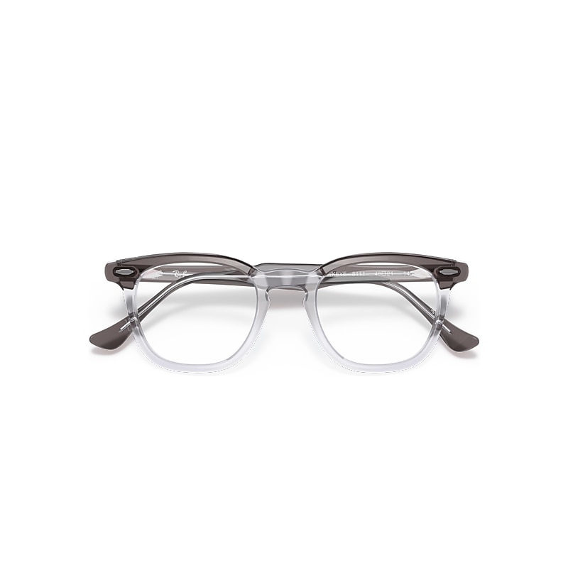 Ray-Ban Hawkeye Optics Optical Grey On Transparent Frame Clear Lenses Polarized 50-21
